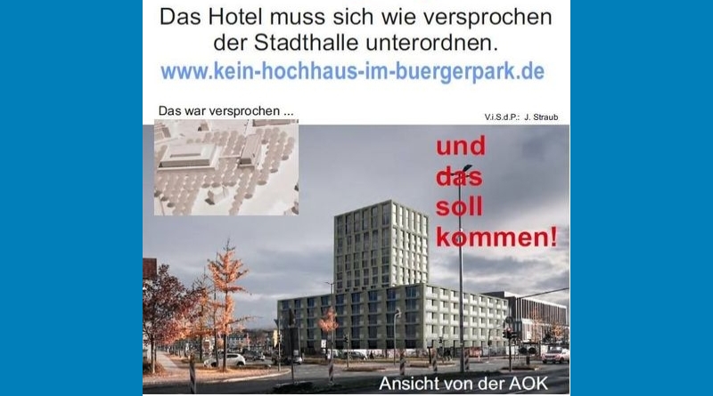 WiR – gegen das Hotelhochhaus und für einen lebenswerten Bürgerpark